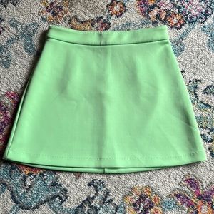Forever 21 Green Skater Skirt